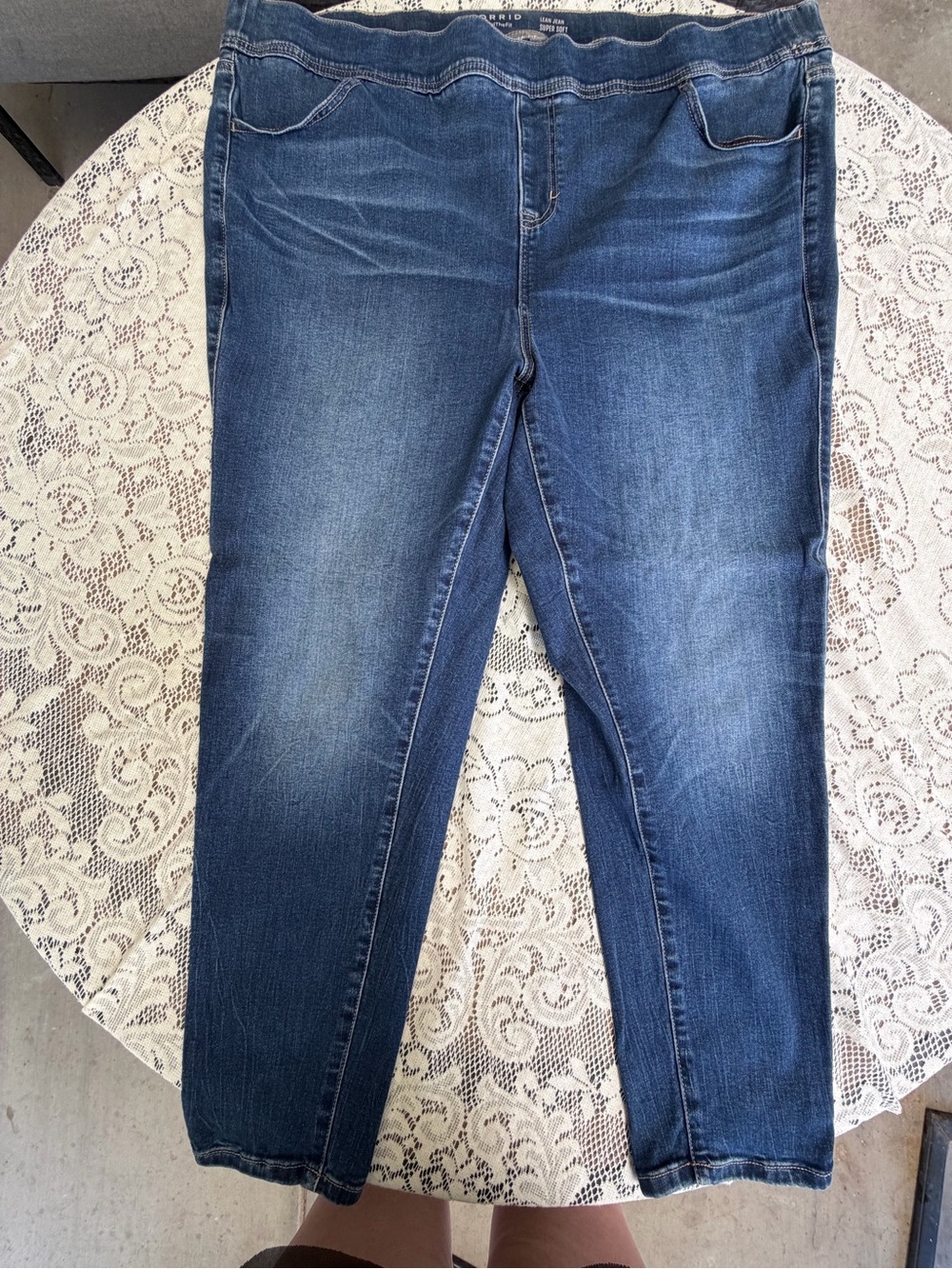 torrid Dark Blue Stretch Denim Jeggings